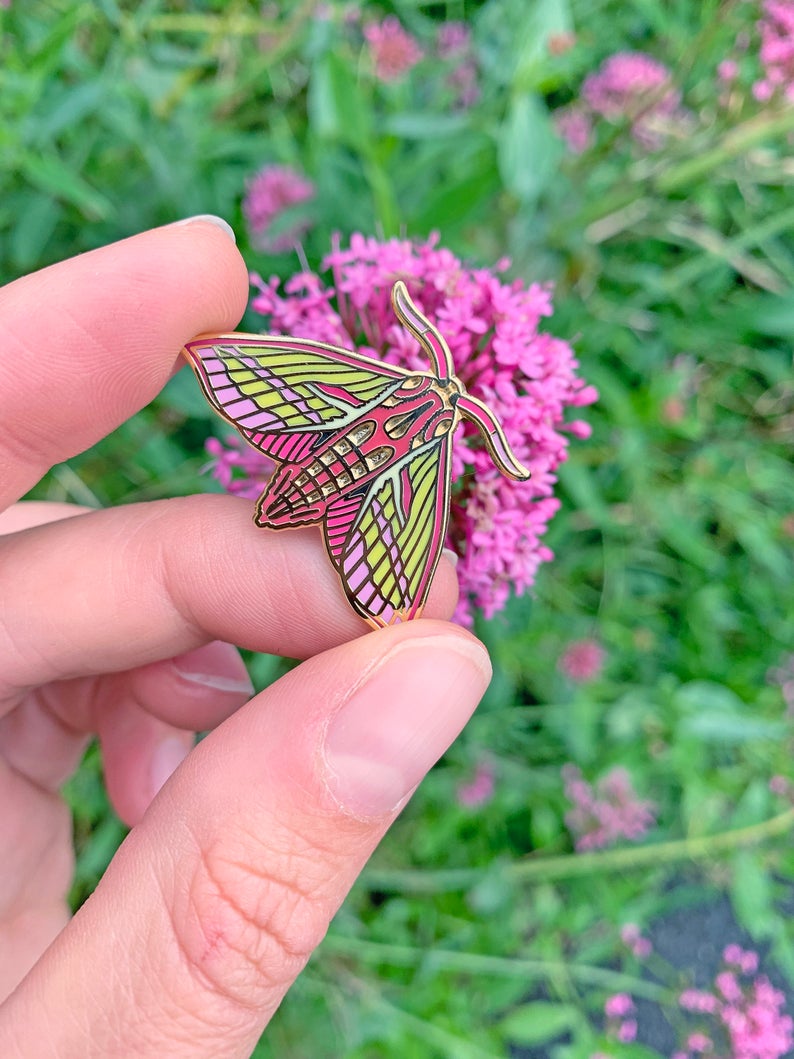 Mushrooms Enamel Pin Badge - Bea Baranowska