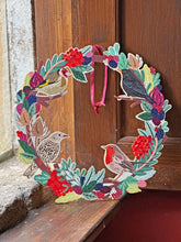 Load image into Gallery viewer, Birds &amp; Berries Christmas Wreath
