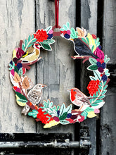 Load image into Gallery viewer, Birds &amp; Berries Christmas Wreath
