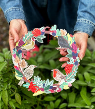 Load image into Gallery viewer, Birds &amp; Berries Christmas Wreath
