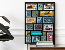 Load image into Gallery viewer, Travel Stamps Print
