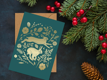 Load image into Gallery viewer, Pack of 4 Foiled Christmas Cards
