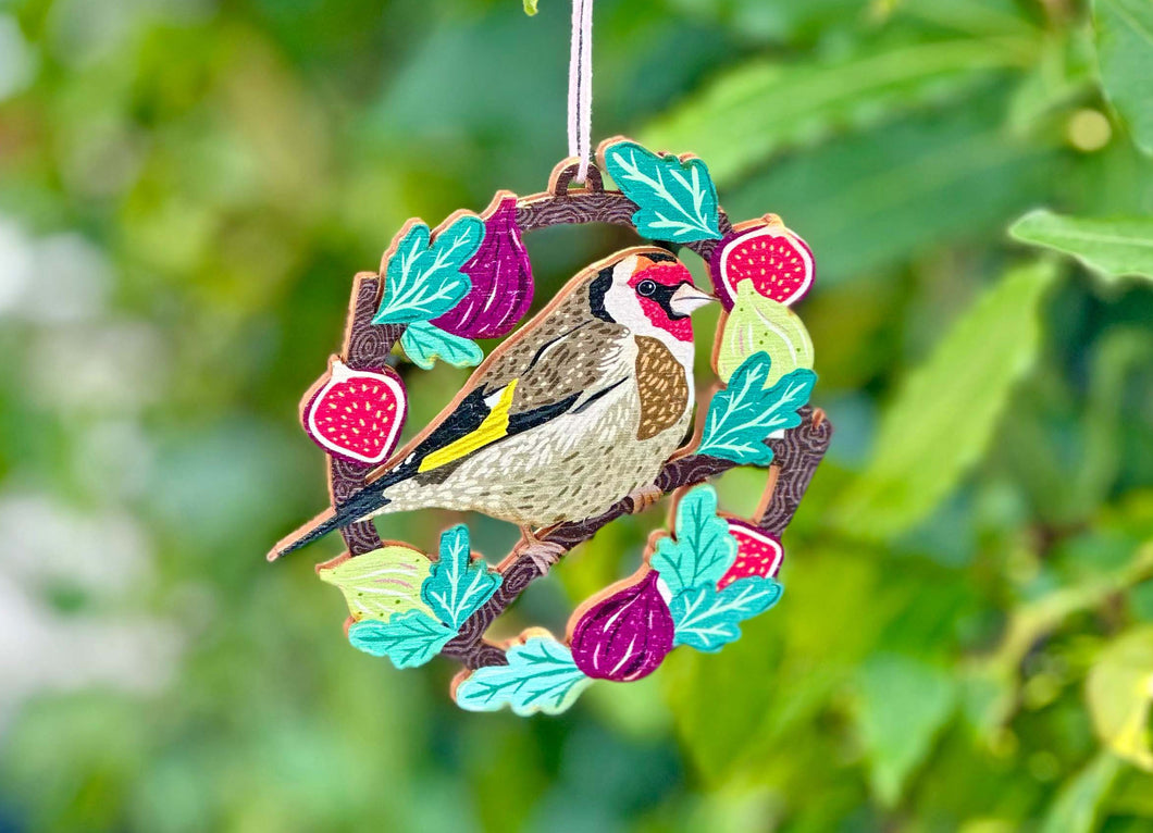 Goldfinch & Figs Christmas Decoration