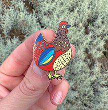 Load image into Gallery viewer, Chicken Enamel Pin
