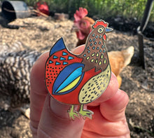 Load image into Gallery viewer, Chicken Enamel Pin
